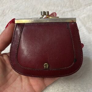 Etienne Aigner Vintage Kiss Lock Coin Purse